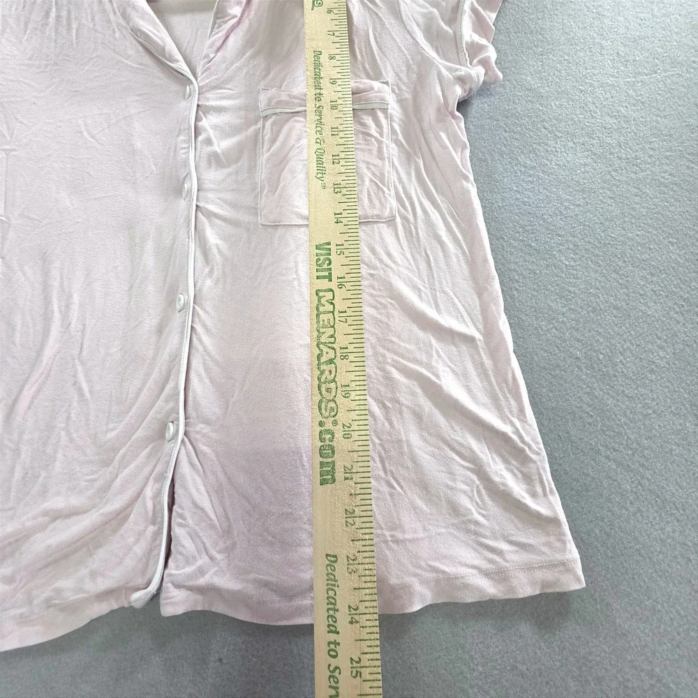 Kyte Baby Coquette Pajama Top Small Bamboo Soft Girl Sleepwear Pink Loungewear